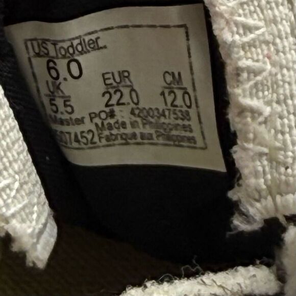 Vans Bee Kind Aplix Slip-On Yellow Black Canvas Sneakers - Toddler US 6 - Picture 8 of 10